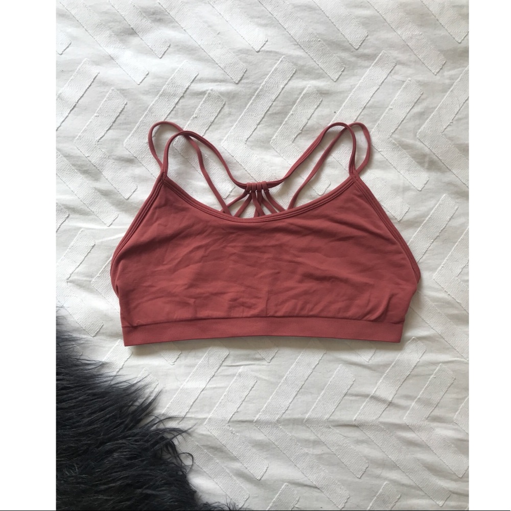 Fabletics Sports Bra, blush pink seamless